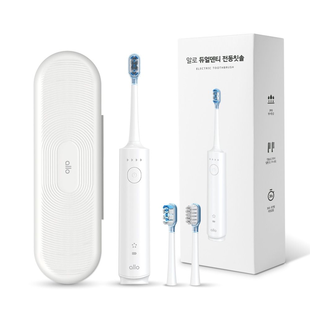 듀얼덴티 전동칫솔 ATA1S 좌우 회전 음파 완전방수 미세모 가격 추이 알로코리아 듀얼덴티 전동칫솔 ATA1S 좌우 회전 음파 완전방수 미세모 - 최저가 49,900원