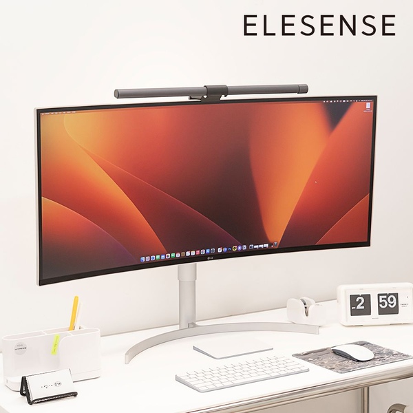 엘레센스 LED 2in1 모니터 조명 라이트바 E1132 (+후면 조명)