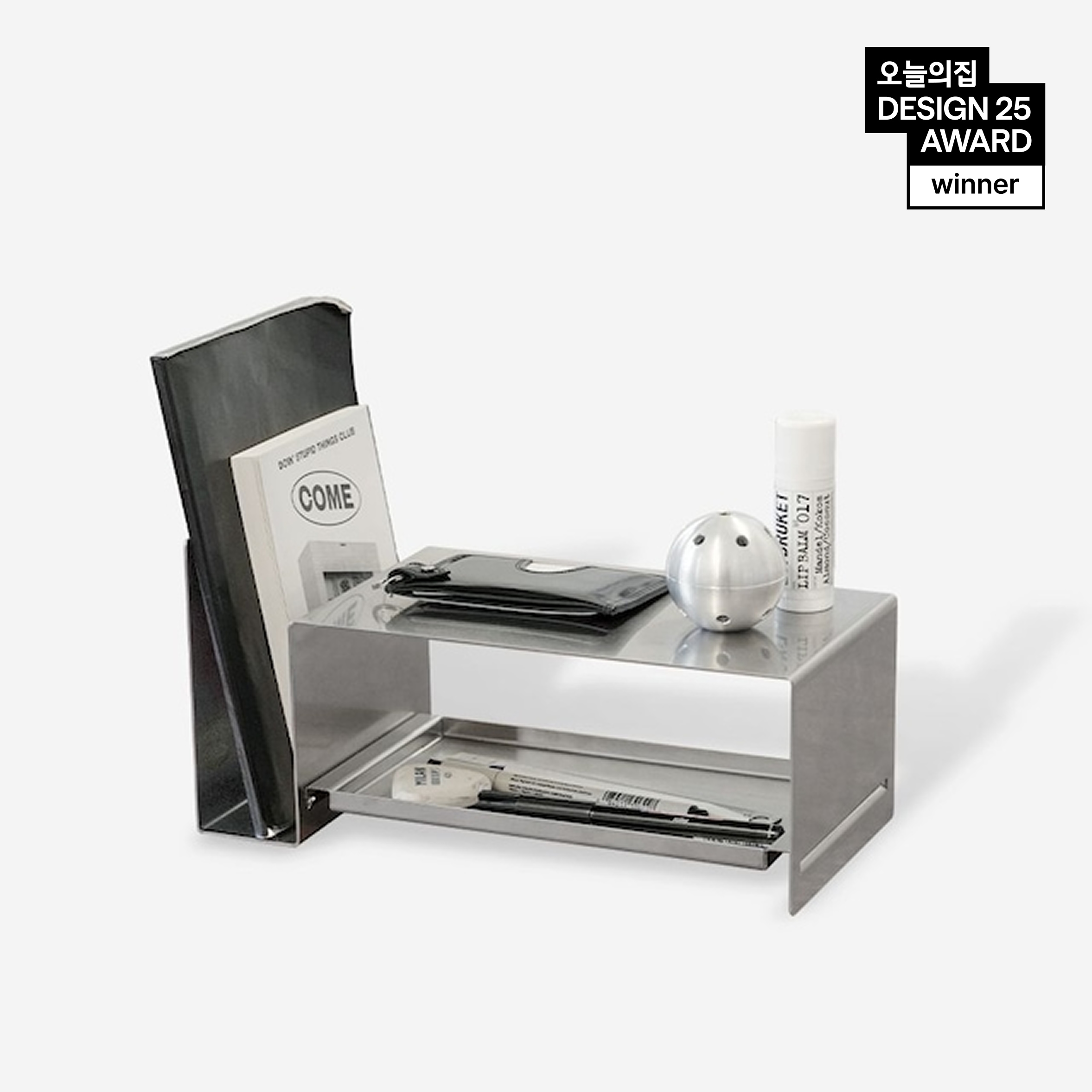 rhombus lab ステンレス デスクオーガナイザー シルバー| Ohouse(オー