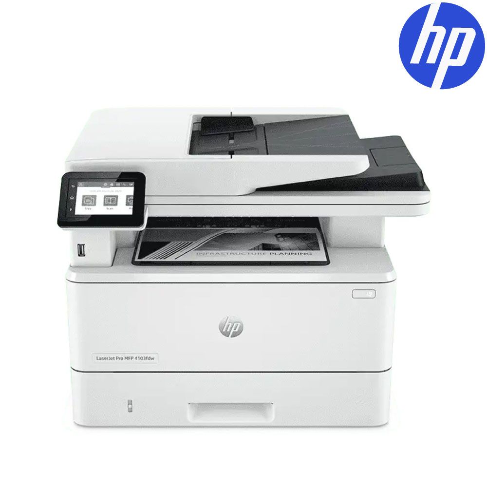 HP 4103FDW 흑백 레이저 FAX복합기 토너포함/양면인쇄+유무선 네트워크