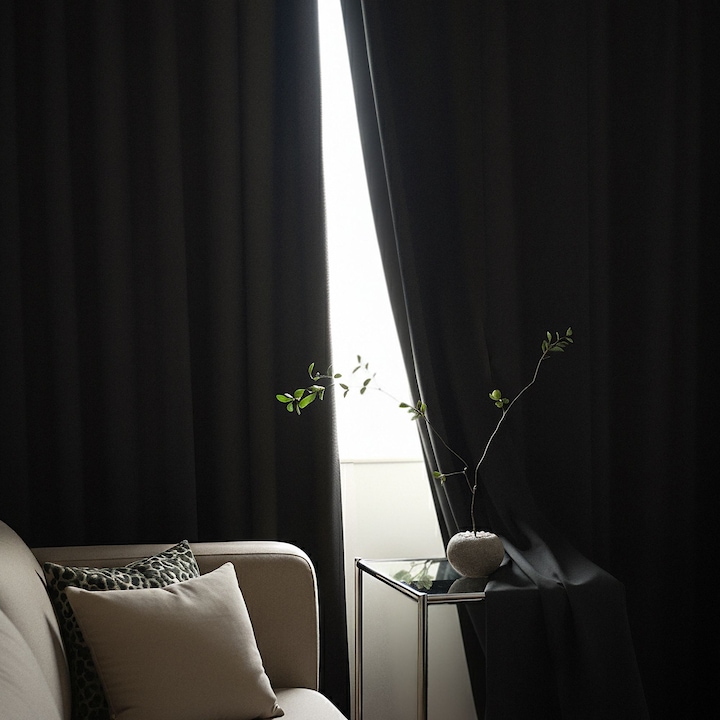 [오늘의집] 스타일링홈 [오늘의집 단독] [1+1]100% 완벽 빛차단 간편설치 아일렛/핀형/형상기억 암막커튼