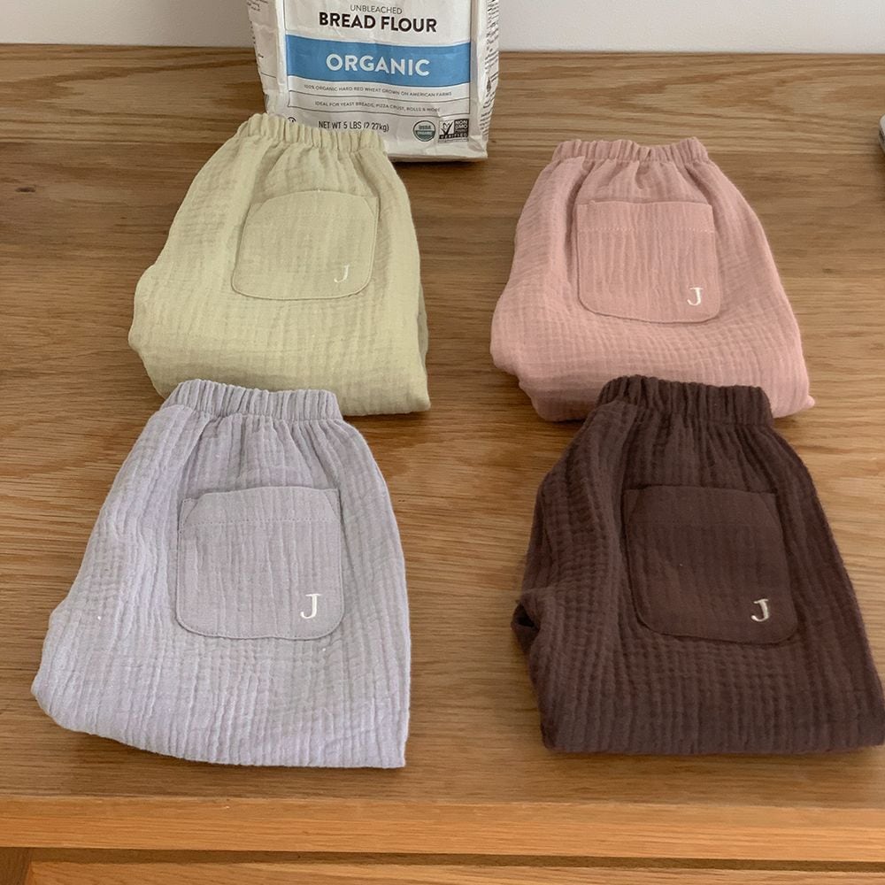 오늘의집 Baby.J 이지 조거 요루면 아기 파자마 팬츠 4color, 2size
