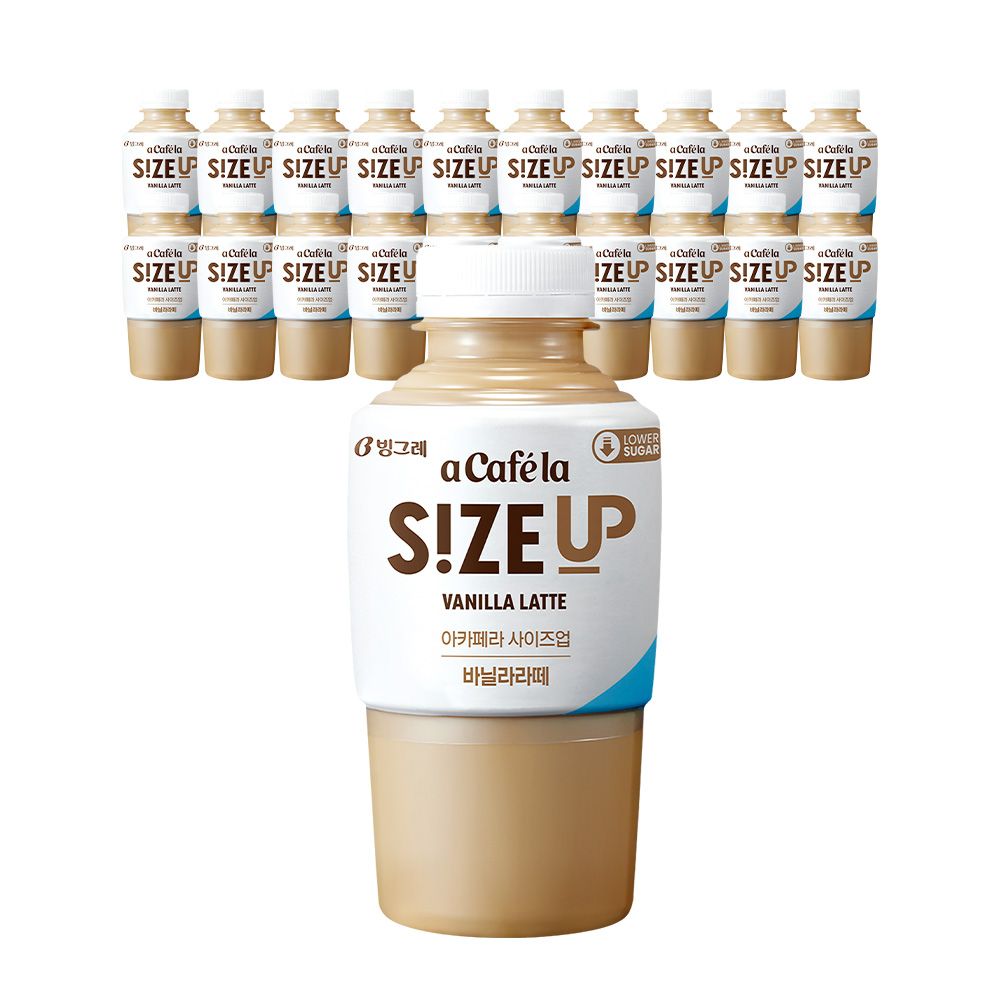 빙그레 아카페라 사이즈업 바닐라라떼 350ml*20입