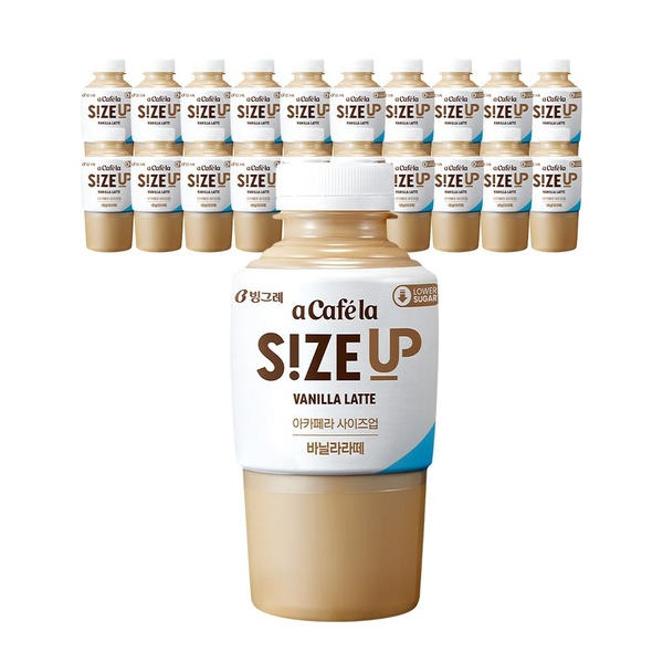아카페라 사이즈업 바닐라라떼 350ml*20입