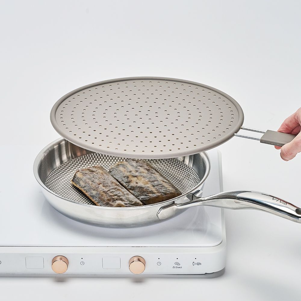 오늘의집 비스비바 모노 실리콘 프라이팬 덮개 뚜껑 기름튐방지