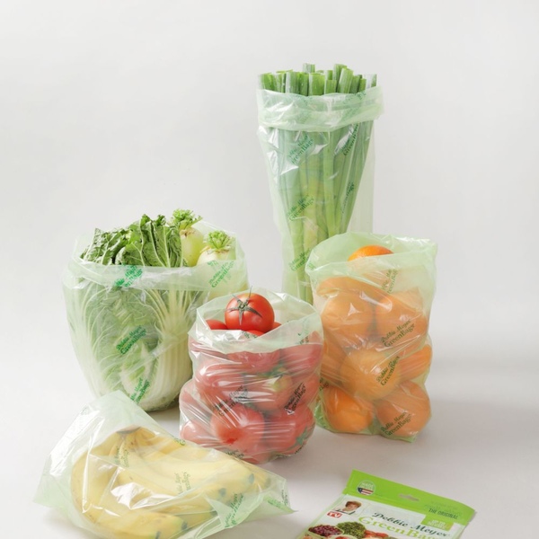 그린백 밀폐용기 과일 야채 신선보관 비닐백 2L+4L+6L 3세트 15p