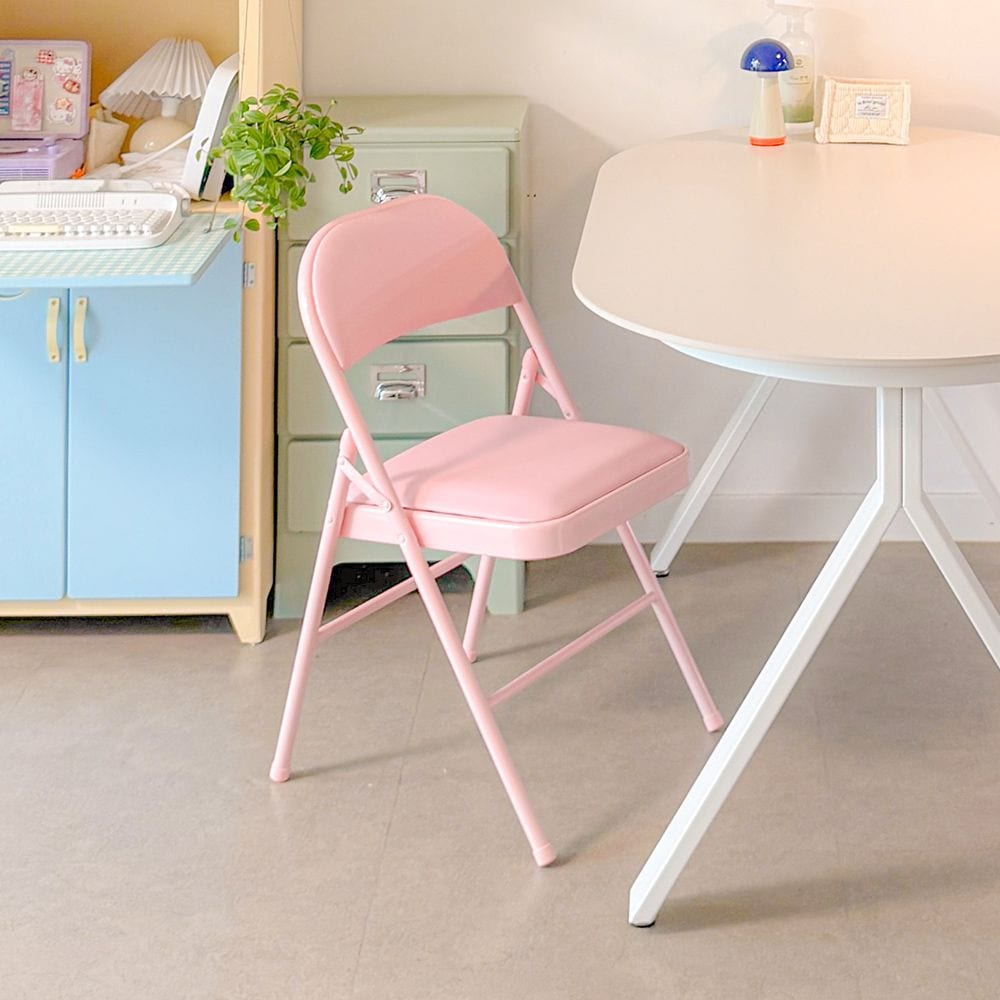 GMFURNITURE COMO FIX 折りたたみ椅子［5色］ ピンク ベージュ