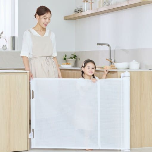 아기 안전문 유아펜스 접이식 울타리 화장실계단주방롤 롤링 스크린 6세대