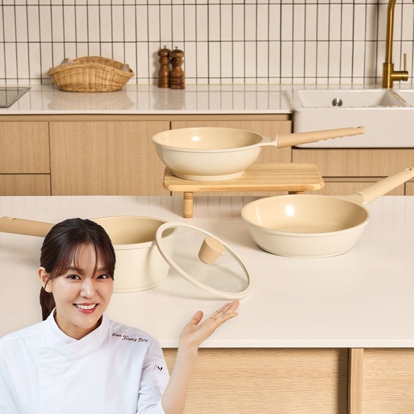 [최대20%쿠폰+7%카카오] 국산 세라믹 인덕션 팬/궁중팬/편수냄비 1인가구추천 3종세트