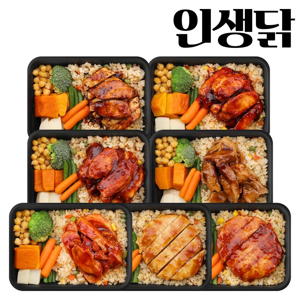 인생닭 단백질 닭가슴살 닭다리살 식단 도시락 7종 혼합 420g 가격 비교 인생닭 인생닭 단백질 닭가슴살 닭다리살 식단 도시락 7종 혼합 420g