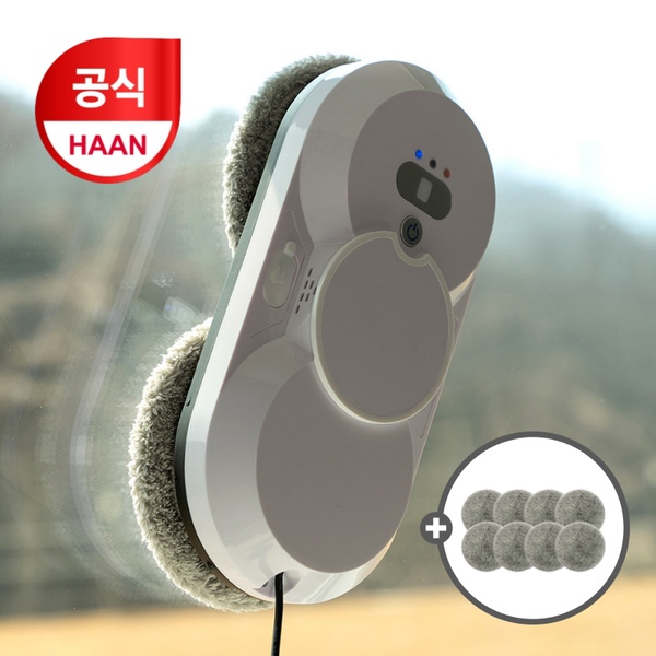 리뷰 전용걸레 증정/ 한경희 창문 로봇청소기 유리창 베란다 창문 이중창 외창 청소
