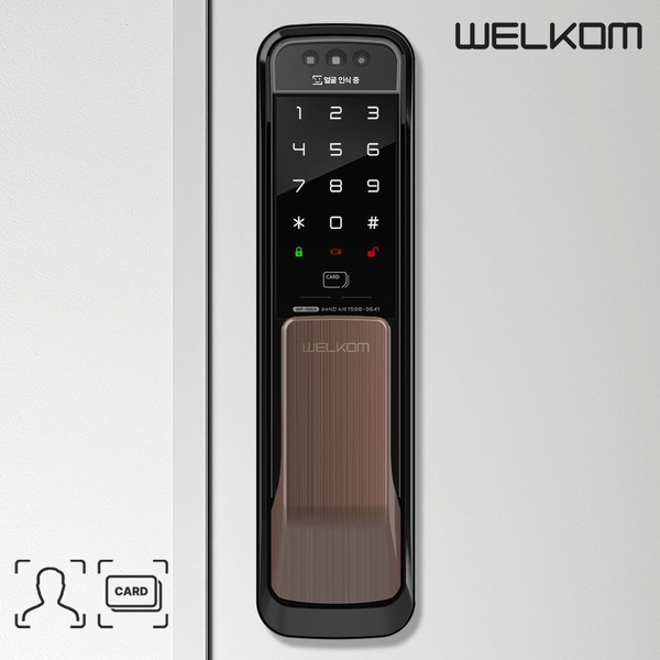 WP-500A 무타공 푸시풀 얼굴인식 도어락