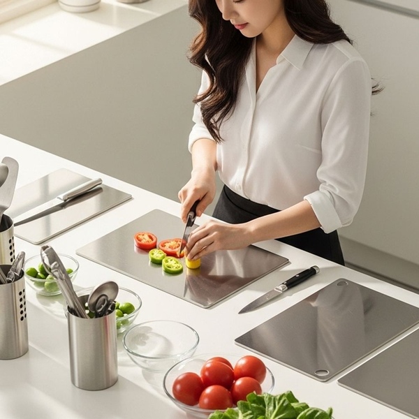 316 스테인레스 무연마제 국산 도마