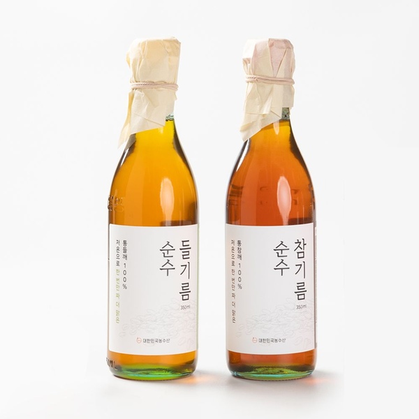 저온압착 순수 참기름 들기름 생 기름