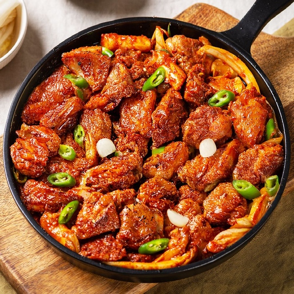 순살 닭갈비 춘천식닭갈비 캠핑음식