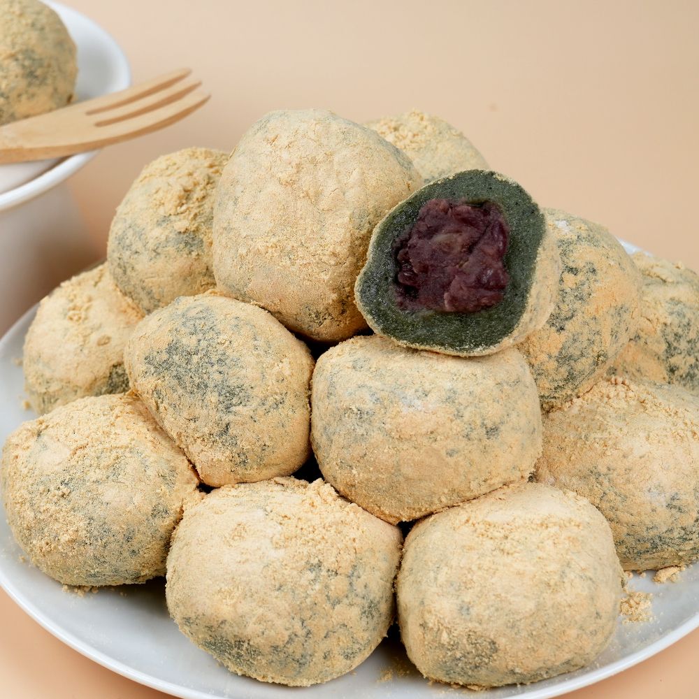 소소락 저당 쑥찹쌀떡 1kg (50g*20개입) 국내산 찹쌀, 해풍쑥, 개별포장.