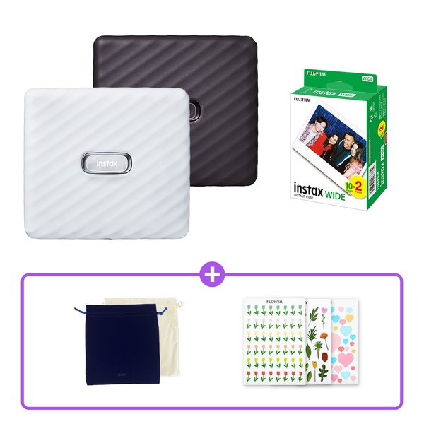 와이드링크 포토프린터 instax Link WIDE + 필름 20장 + 선물 SET