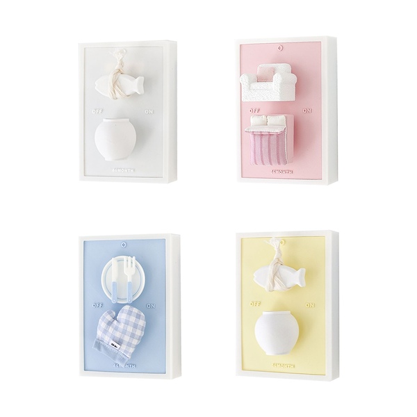 [오늘의집 단독] TODAY SWITCH COVER (4colors)ㅣ2구 스위치 커버