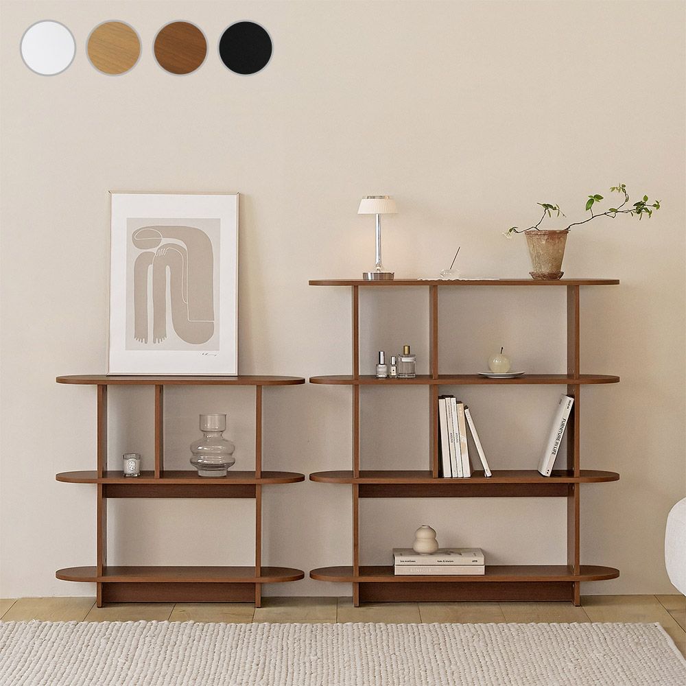 ROOM&HOME WALD ラウンド シェルフ［3色・3種・2サイズ］ ブラウン