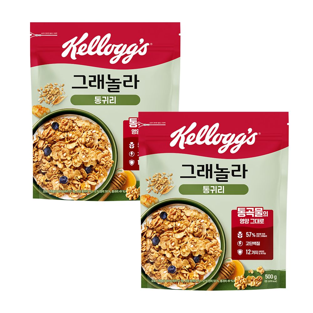 미니 시리얼 2봉 증정 + 통귀리 그래놀라 500g*2개 가격 추이 켈로그 미니 시리얼 2봉 증정 + 통귀리 그래놀라 500g*2개 - 최저가 16,500원