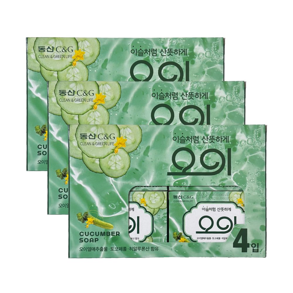 동산 오이비누 90g x 12개 세수 세안 세면 비누 가격 추이 크리오 동산 오이비누 90g x 12개 세수 세안 세면 비누 - 최저가 15,000원