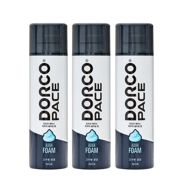 도루코 페이스 대용량 아쿠아 쉐이빙폼 250ml 3개