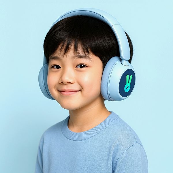 어린이안전 청력보호 LED 블루투스 유무선 키즈헤드폰 BH10CK