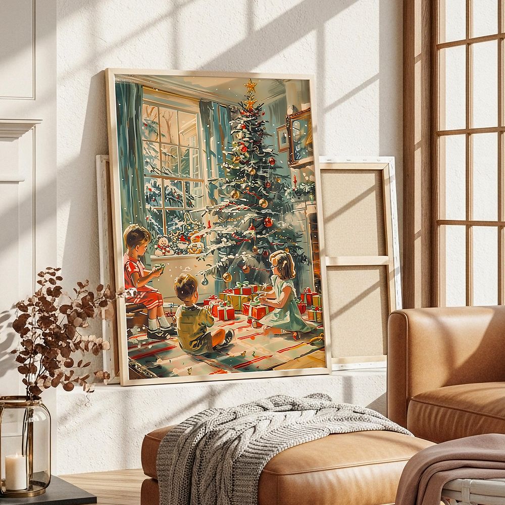 크리스마스 캔버스 포스터 104종/98.A Cozy Christmas Story 가격 비교 픽토르 크리스마스 캔버스 포스터 104종/98.A Cozy Christmas Story