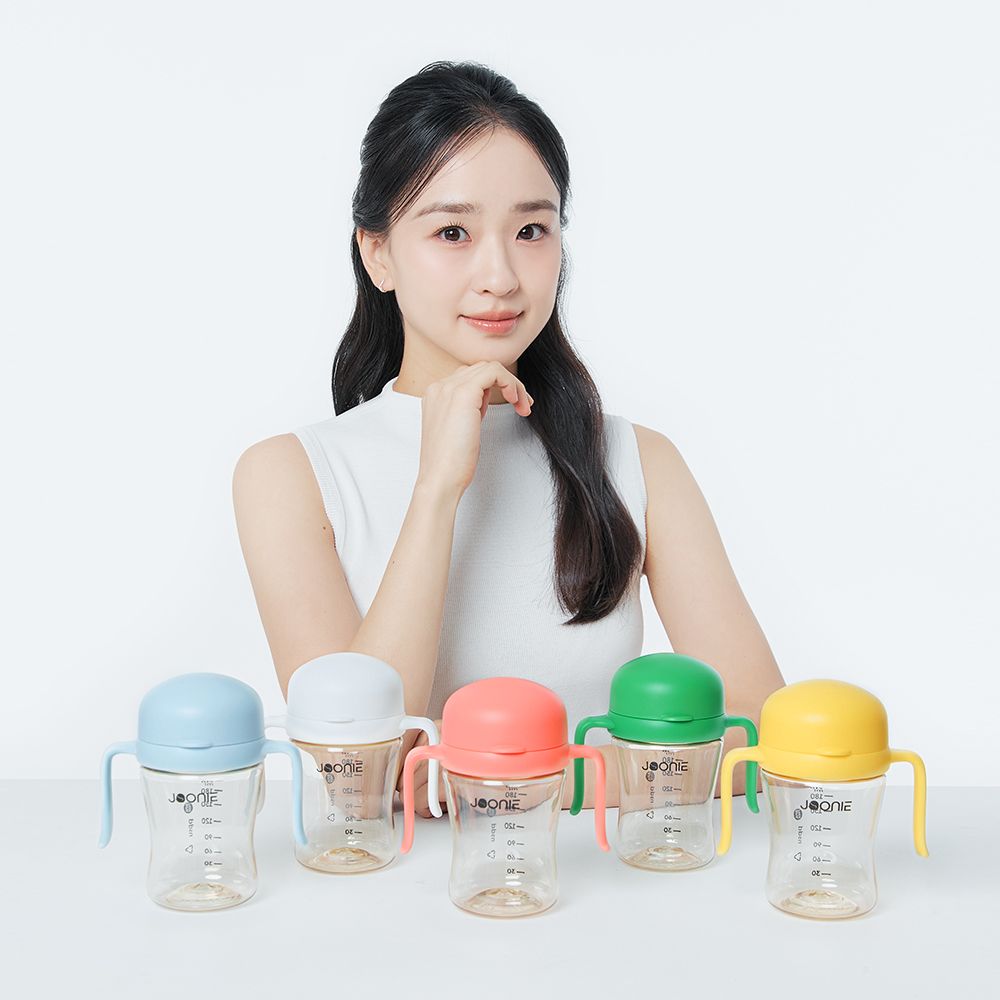 오늘의집 JOONIE 2세대 자기주도 물컵 210ml 뚜껑일체형 유아 물병