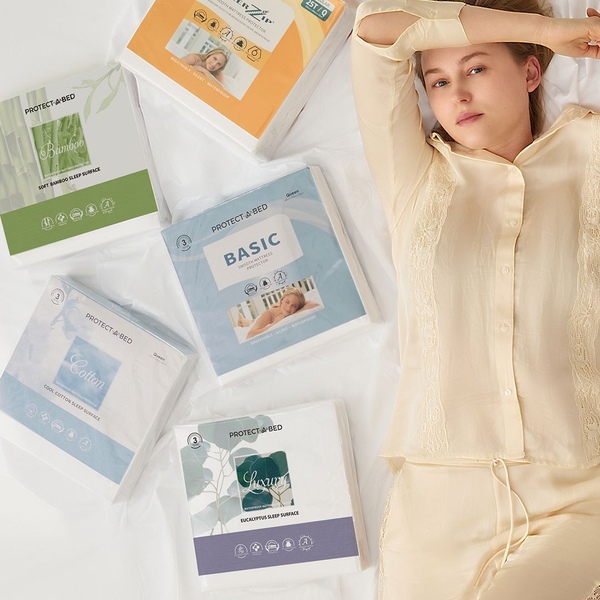 미국 FDA/KC인증 프리미엄 호텔 협업 진드기&방수 보호 매트리스 커버 20 size
