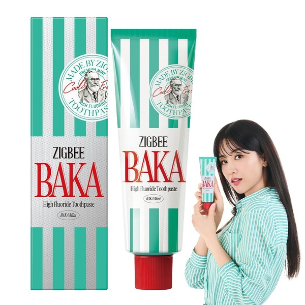 프리미엄 고불소 구취케어치약 바카 민트향 117g 1개입
