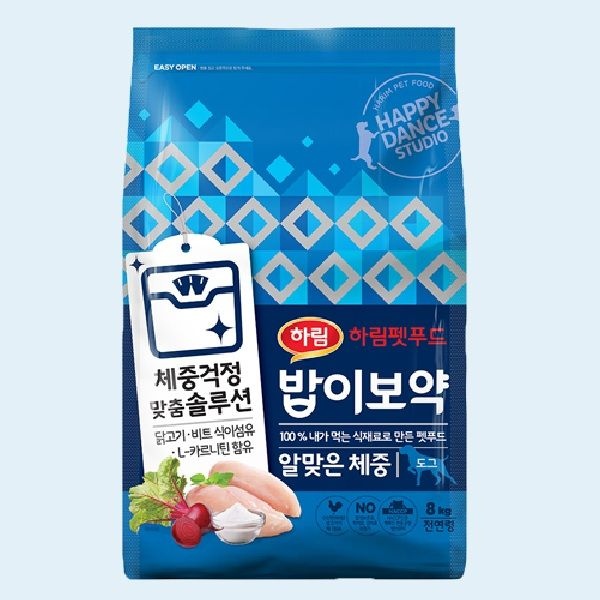 밥이보약 Dog 알맞은 체중 8kg