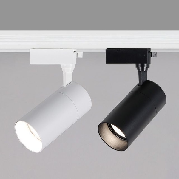 레일조명 원통 COB 안정기 일체형 30W_2colors