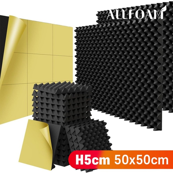 소음차단 계란판 방음재 50x50cm 50T 8장1세트 방음벽 오디오 피아노 벽면 방음벽판