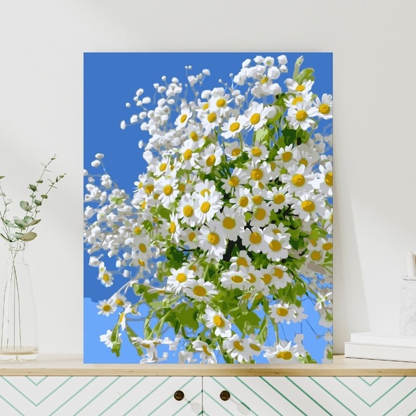 DIY 명화그리기 30x40 블루 데이지