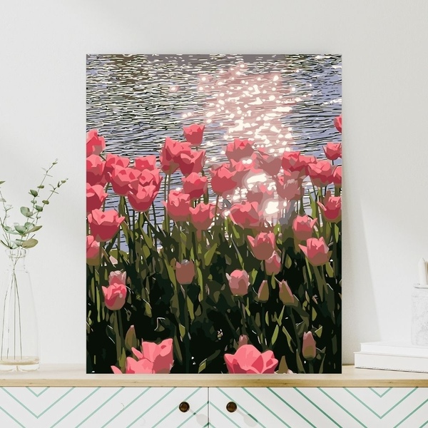 DIY 명화그리기 30x40 튤립 레이크