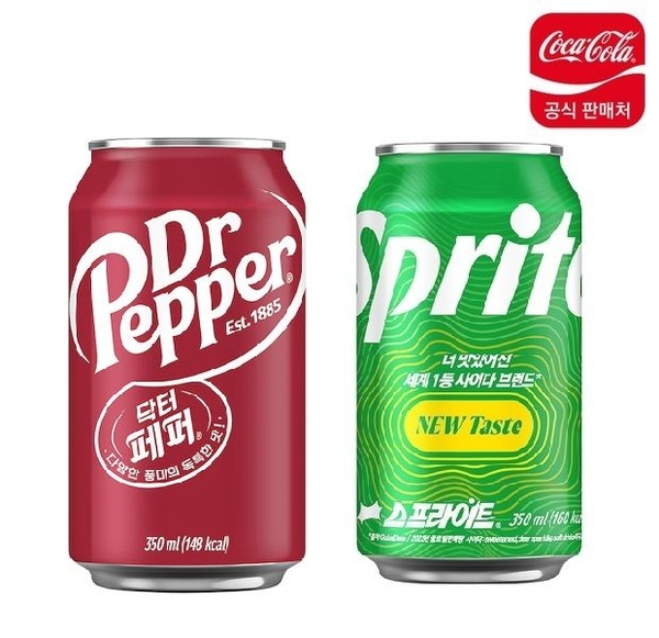 [분리 배송] 닥터페퍼 350ml CAN (24입)+스프라이트 350ml CAN (24입)