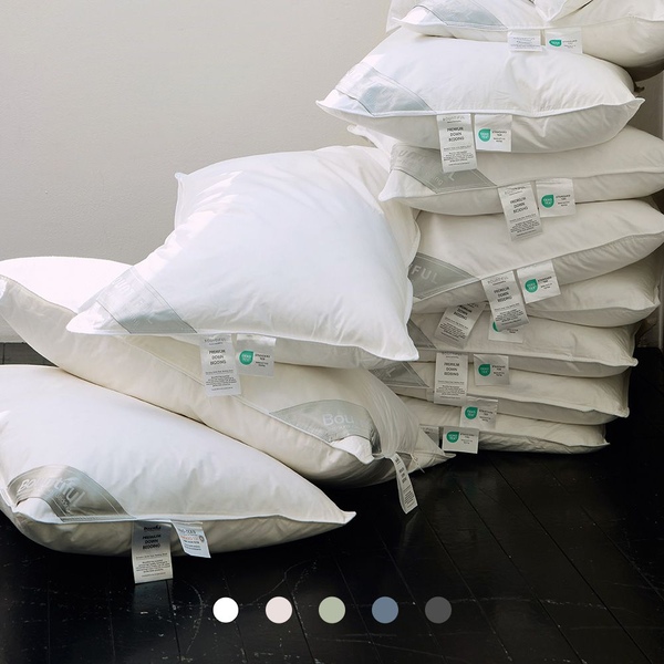 호텔베개 구스 스탠다드 다운10% 6종+순면 베개커버 솔리드 50x70x 12컬러