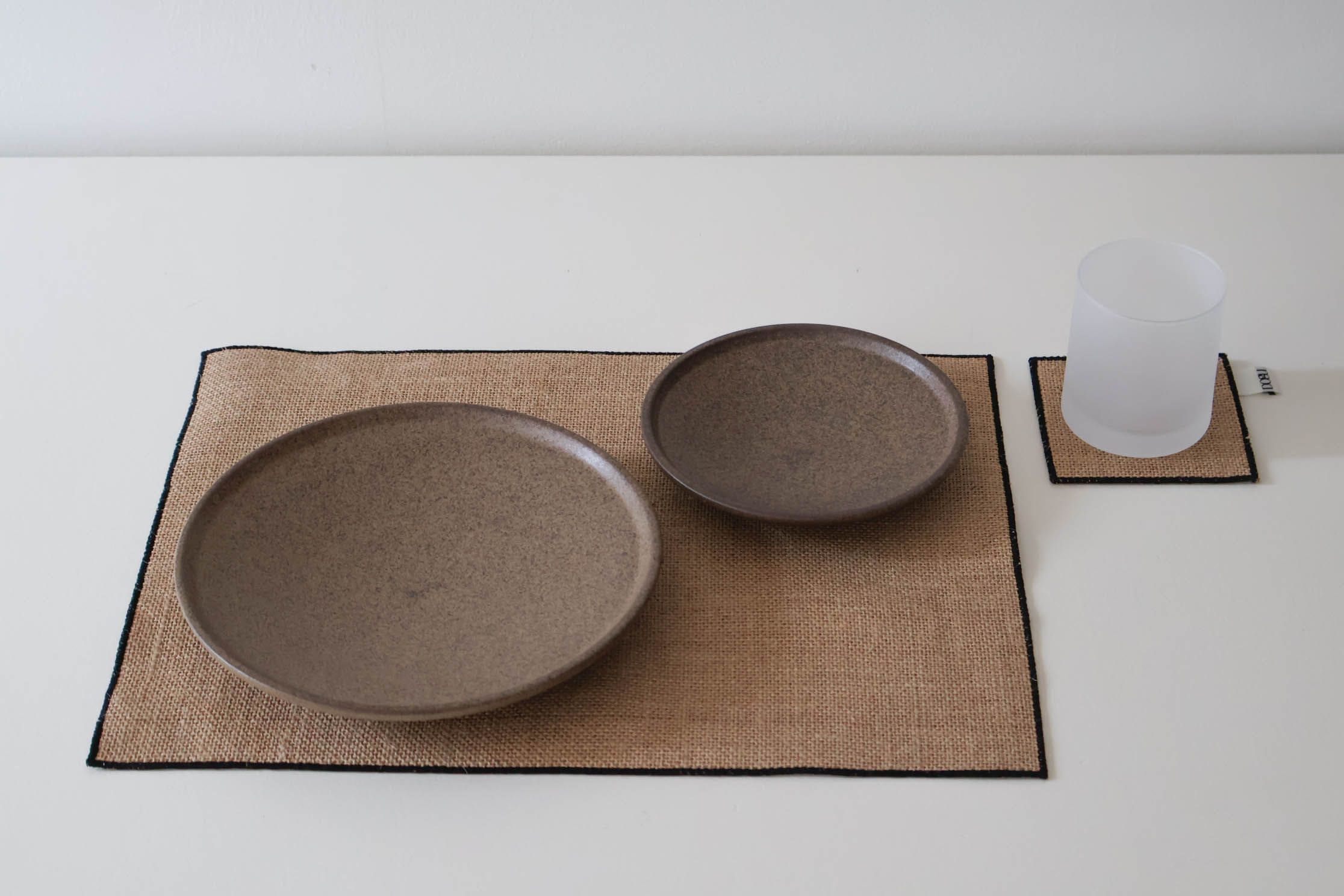 도구오브제 황마 리버시블 테이블매트 reversible table mat
