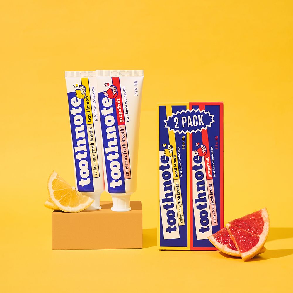 구취제거 저자극 무불소 과일향 수분치약 2종 1세트 100g 2개입 가격 비교 투스노트 구취제거 저자극 무불소 과일향 수분치약 2종 1세트 100g 2개입