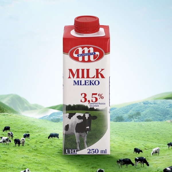 수입 고급 멸균 우유 믈레코 소형 3.5% 250ml*12개