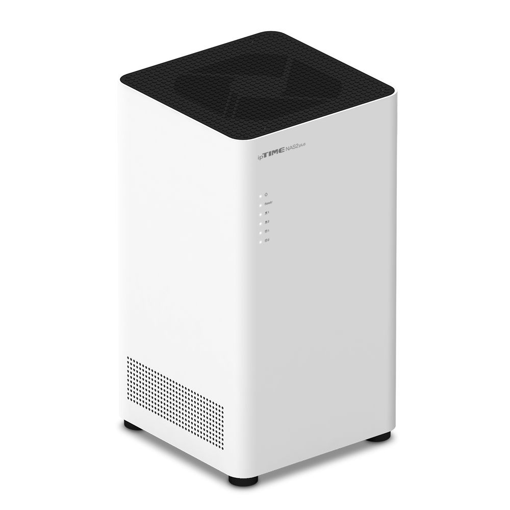 ipTIME NAS2plus 2베이 1.6GHz 듀얼코어 기가비트 USB 3.0 지원