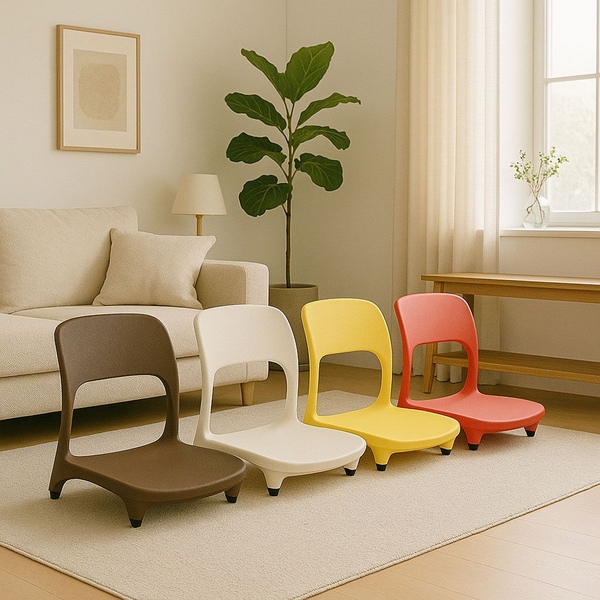 페페 디자인 좌식 의자 7colors