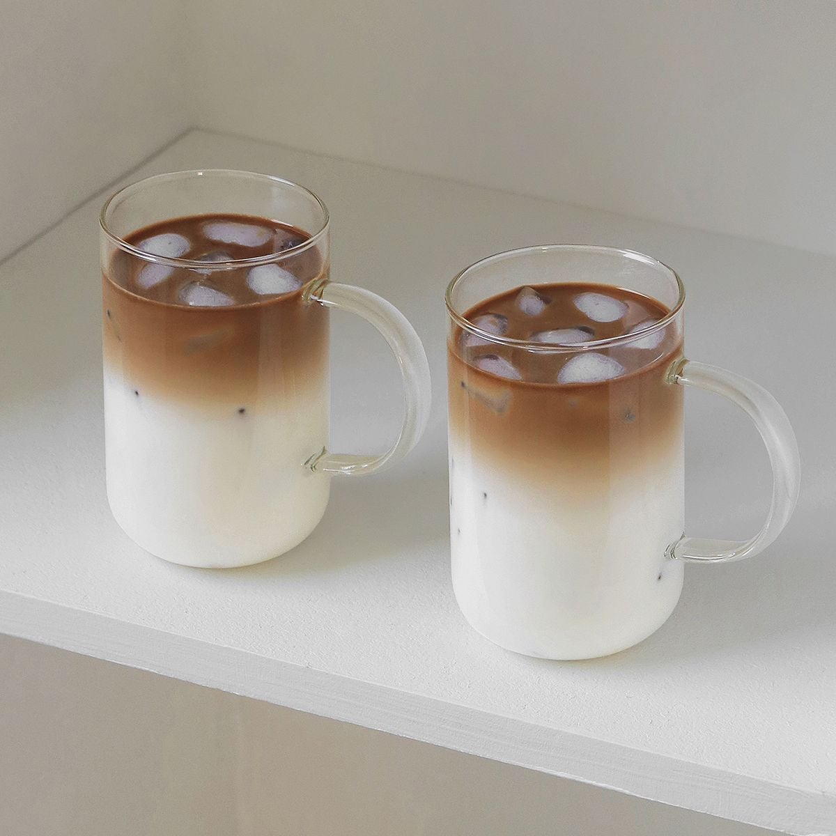 데이즈룸 언더라운드 내열 글라스 머그 유리컵 맥주잔 500ml 2P세트