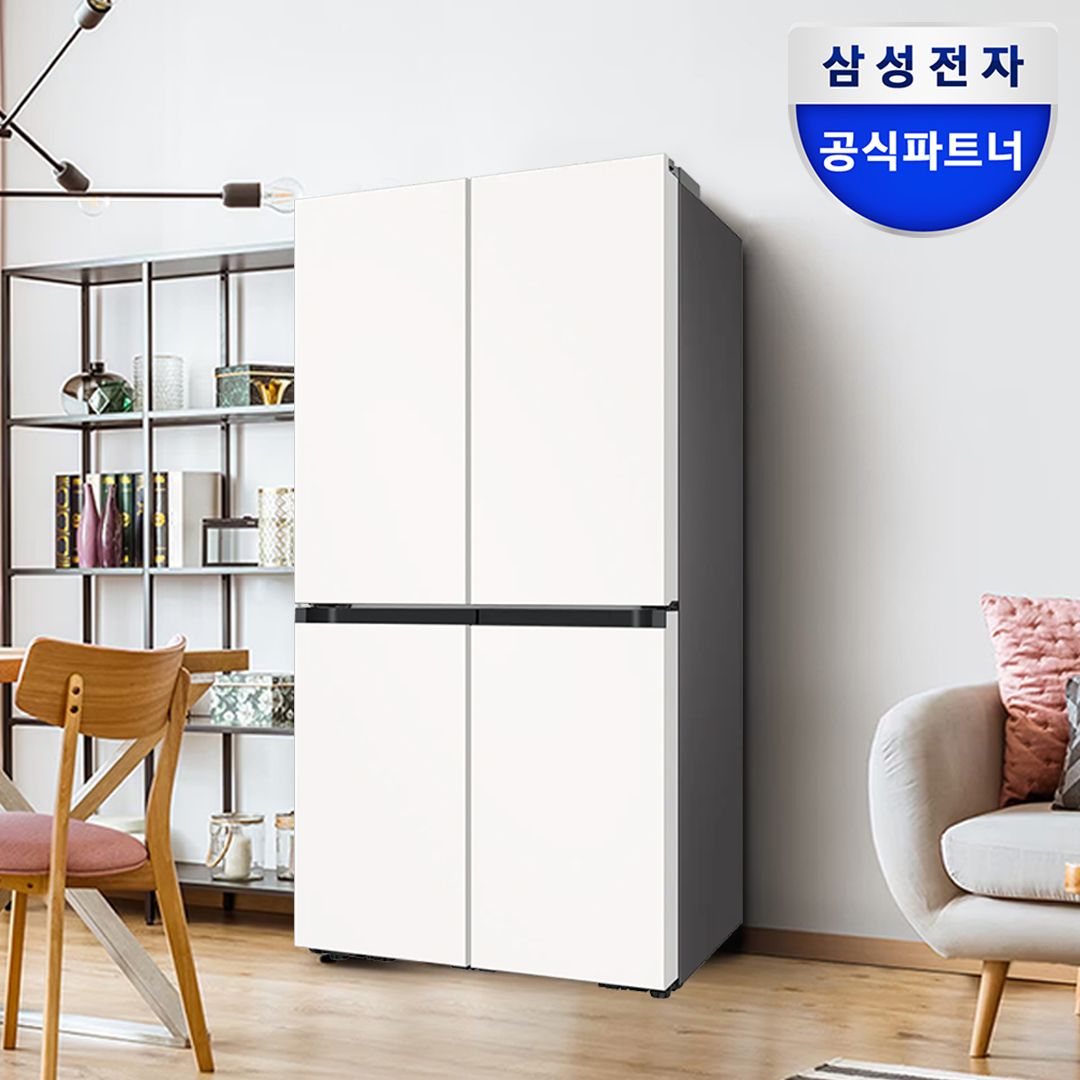 오늘의집 삼성전자 삼성 비스포크 냉장고 1등급 4도어 RM70F90R1ZD 에센셜 화이트