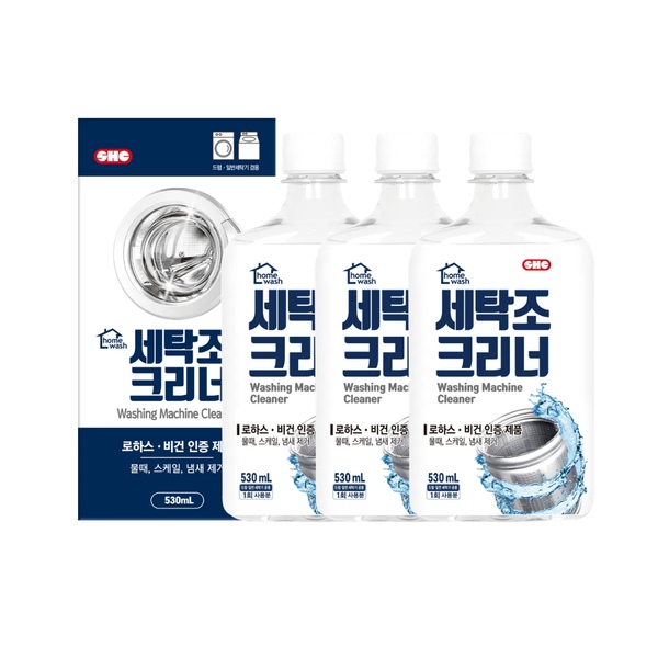 홈워시 세탁조크리너 530ml X 3개입