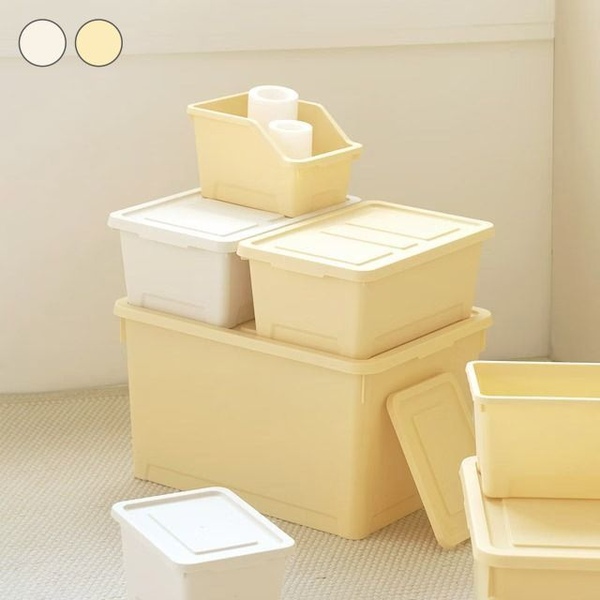 1+1 마일드 수납박스 옷 수납 다용도 정리함 5size 2colors