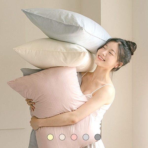 먼지없는 무소음 뉴데이즈 2겹베개커버 40x60/50x70 11컬러