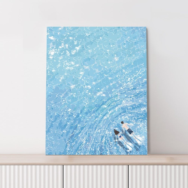 DIY 명화그리기 물결의 하모니 40x50cm
