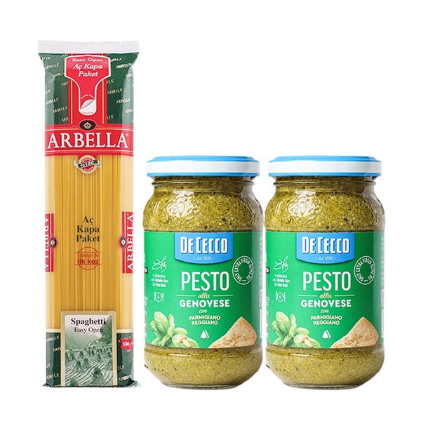 바질페스토 190g*2개 + 아르벨라 스파게티 500g*1개